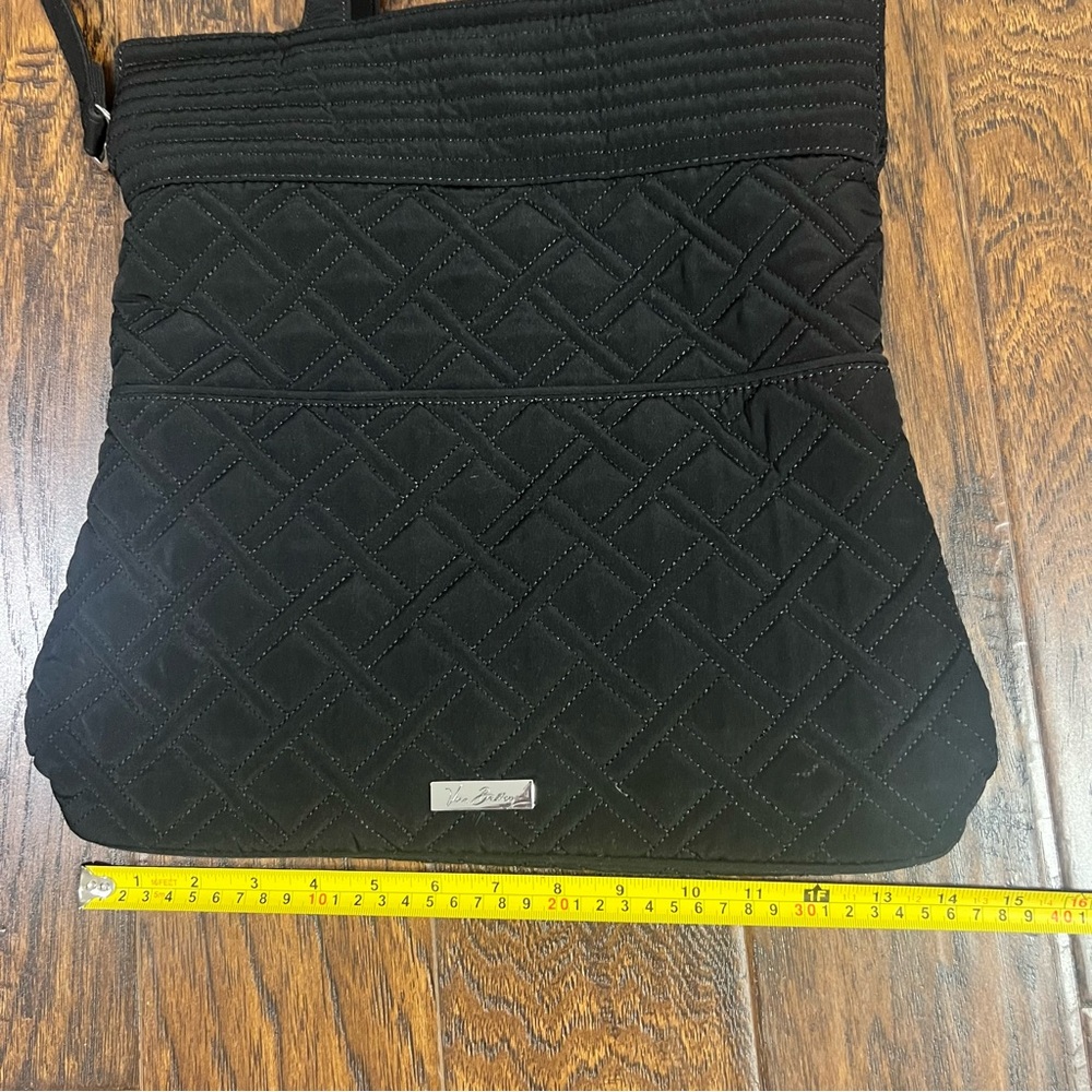 Vera Bradley Black Quilted Tote with Detachable Convertible Crossbody Strap - Picture 13 of 13